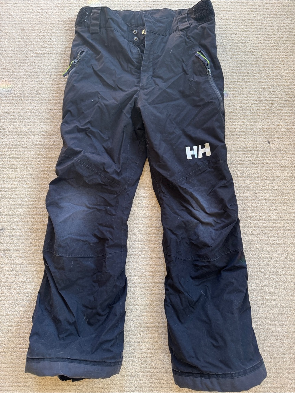 Helly Hansen Black Kids Ski Pants with HH Logo